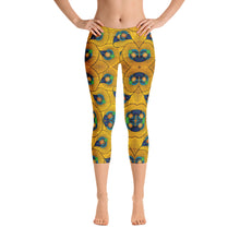 Load image into Gallery viewer, Pineapple Capri Leggings