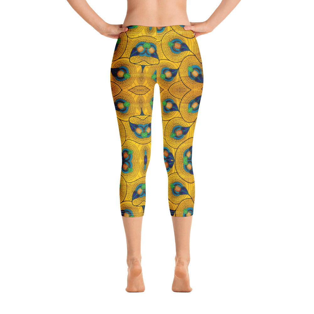 Pineapple Capri Leggings