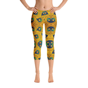 Pineapple Capri Leggings