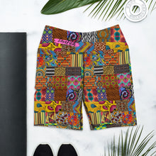 Load image into Gallery viewer, TT African Print - High Waist Yoga Shorts
