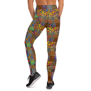 TT African Print - Highwaist Leggings