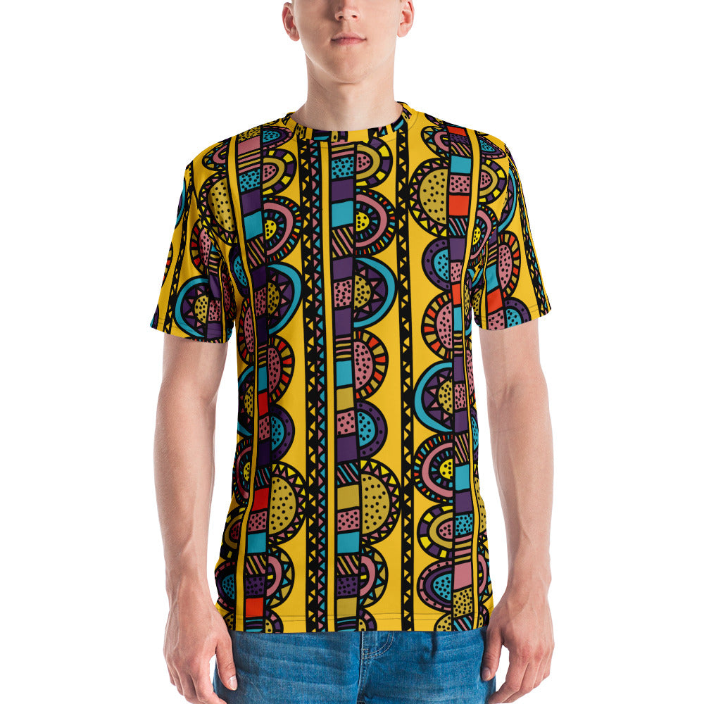 Yellow African Print - T-shirt