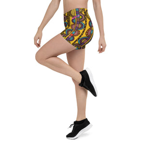 Yellow African Shorts