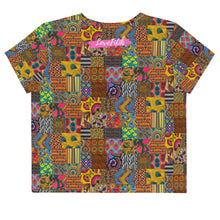 Load image into Gallery viewer, TT African Print - All-Over Print Crop Tee
