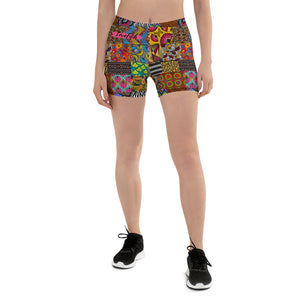 TT African Print Shorts