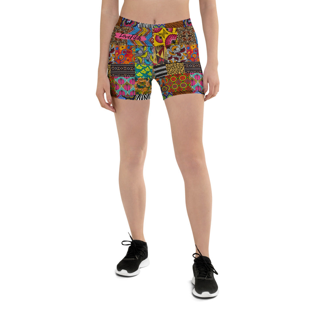 TT African Print Shorts