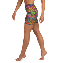 Load image into Gallery viewer, TT African Print - High Waist Yoga Shorts
